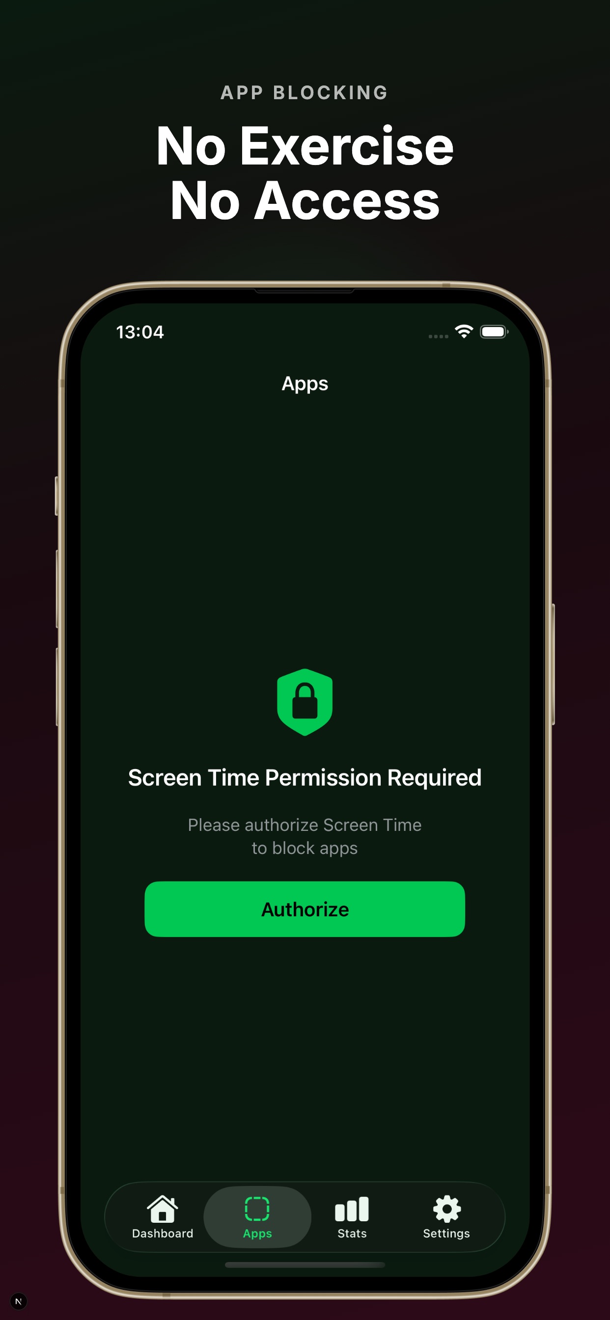 RepGate blocked apps screen